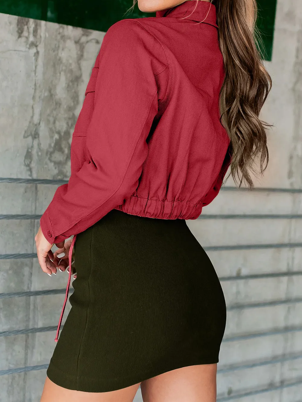 Button Up Long Sleeve Jacket, image 10