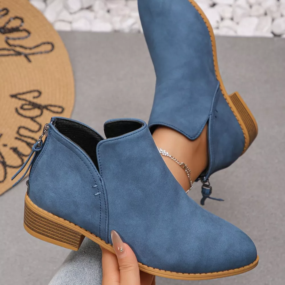 Point Toe Block Heels Boots, image 18