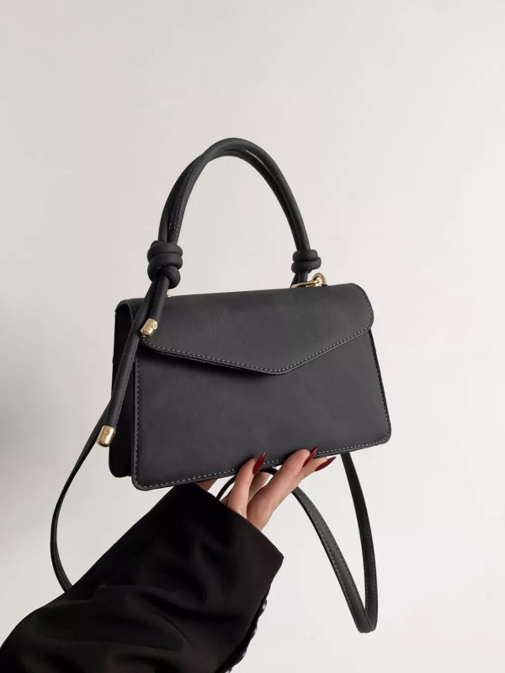 Flap Crossbody Bag with Top Handle, image 15