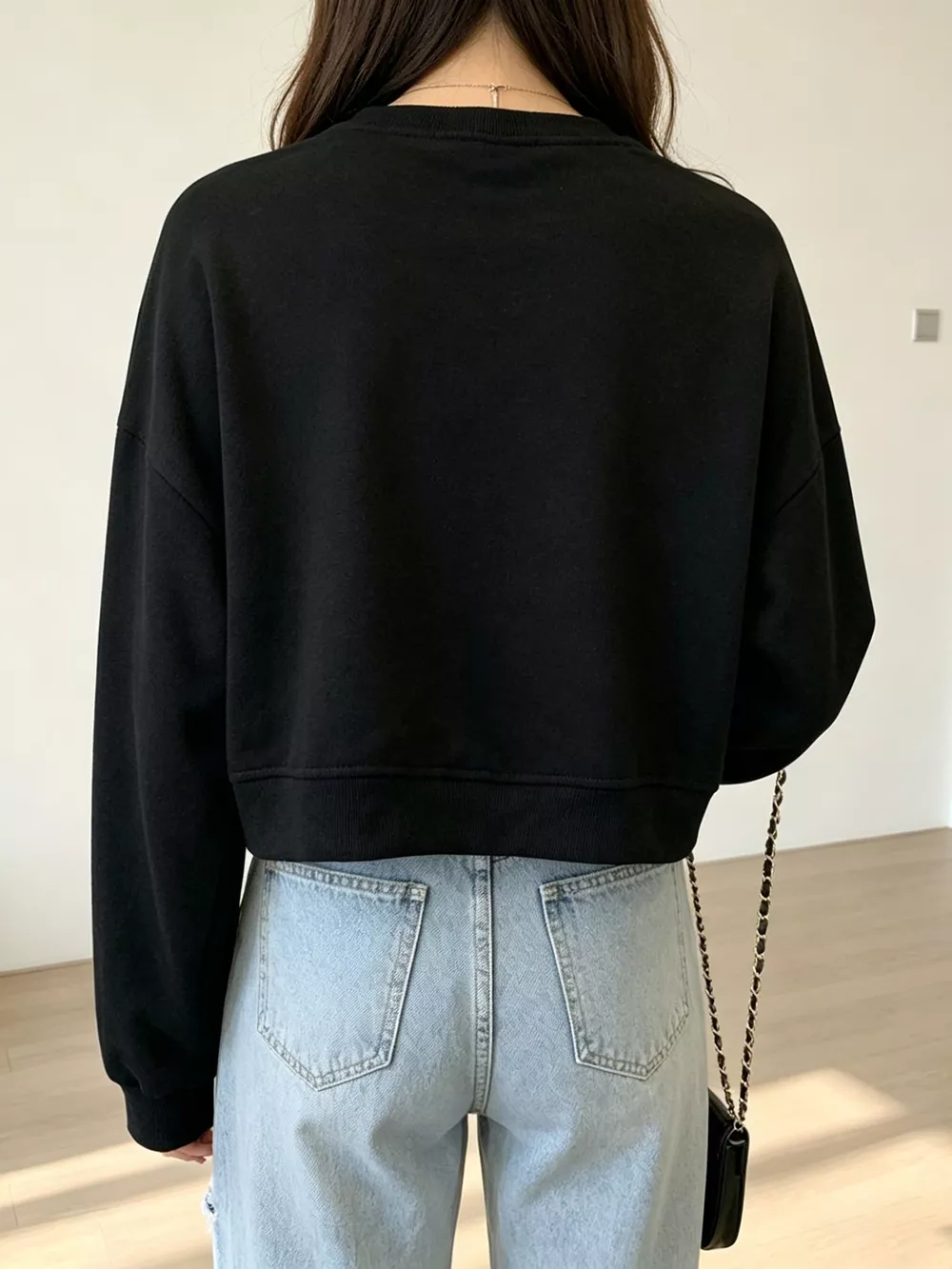 Crew Neck  Drop Shoulder Sweatshirt, image 27