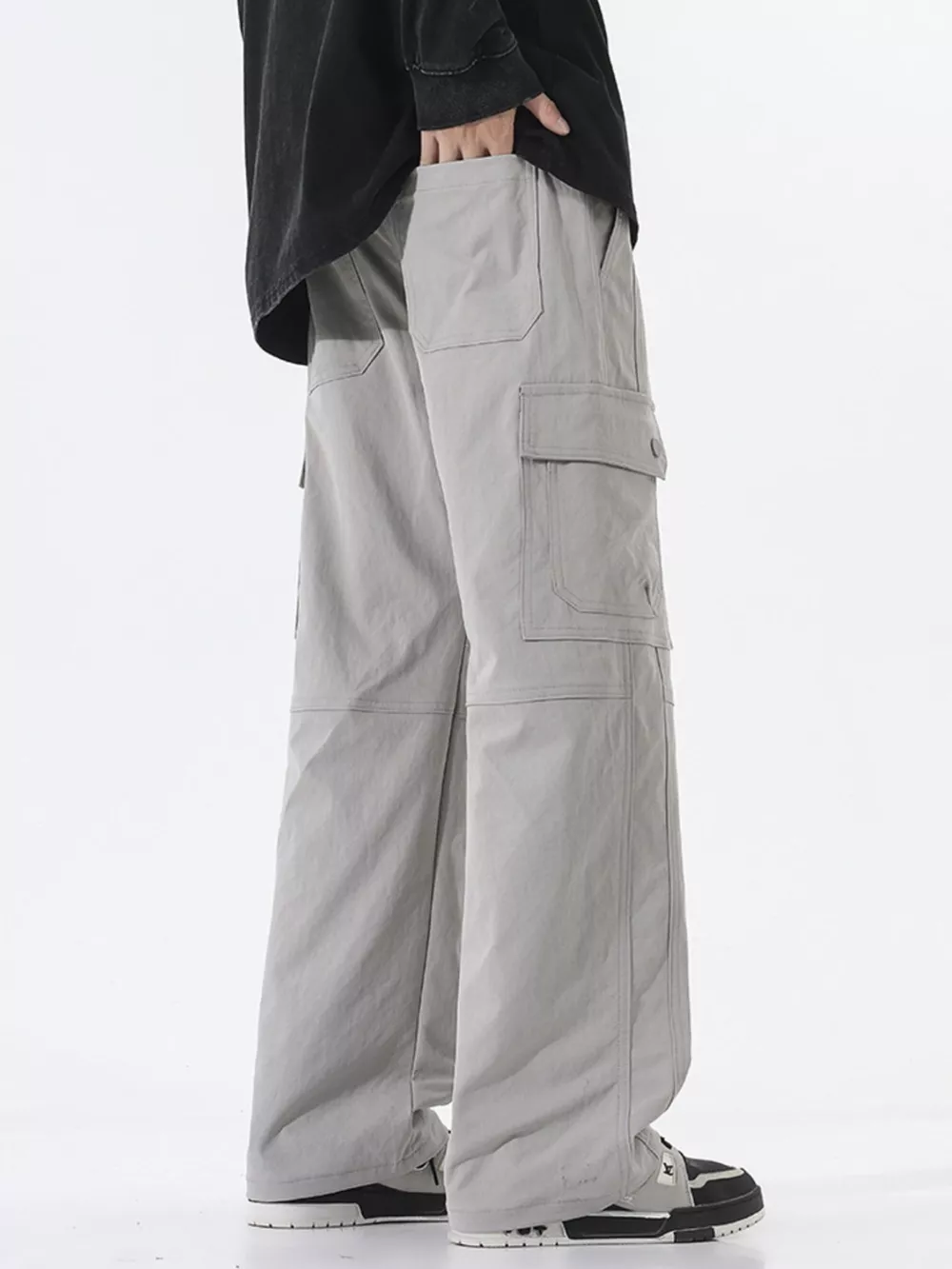 Men's Full Size Multi-Pocket Cargo Utility Pants Plus Size, image 10