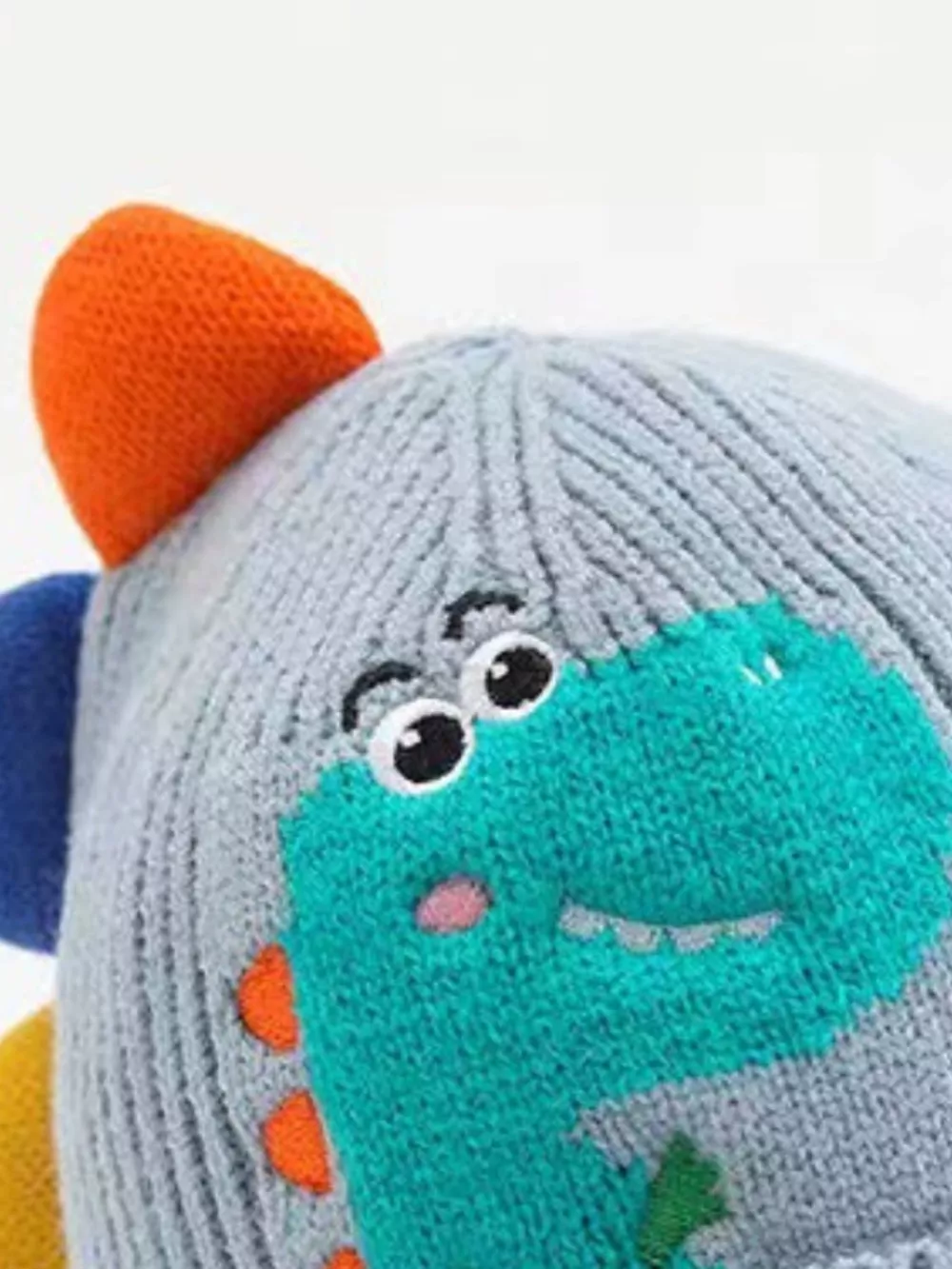 Children's Dinosaur Knitted Hat, image 9
