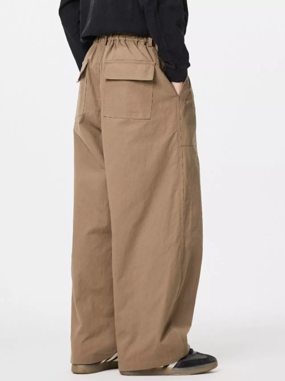 Men's Wide Leg Cargo Pants, image 6