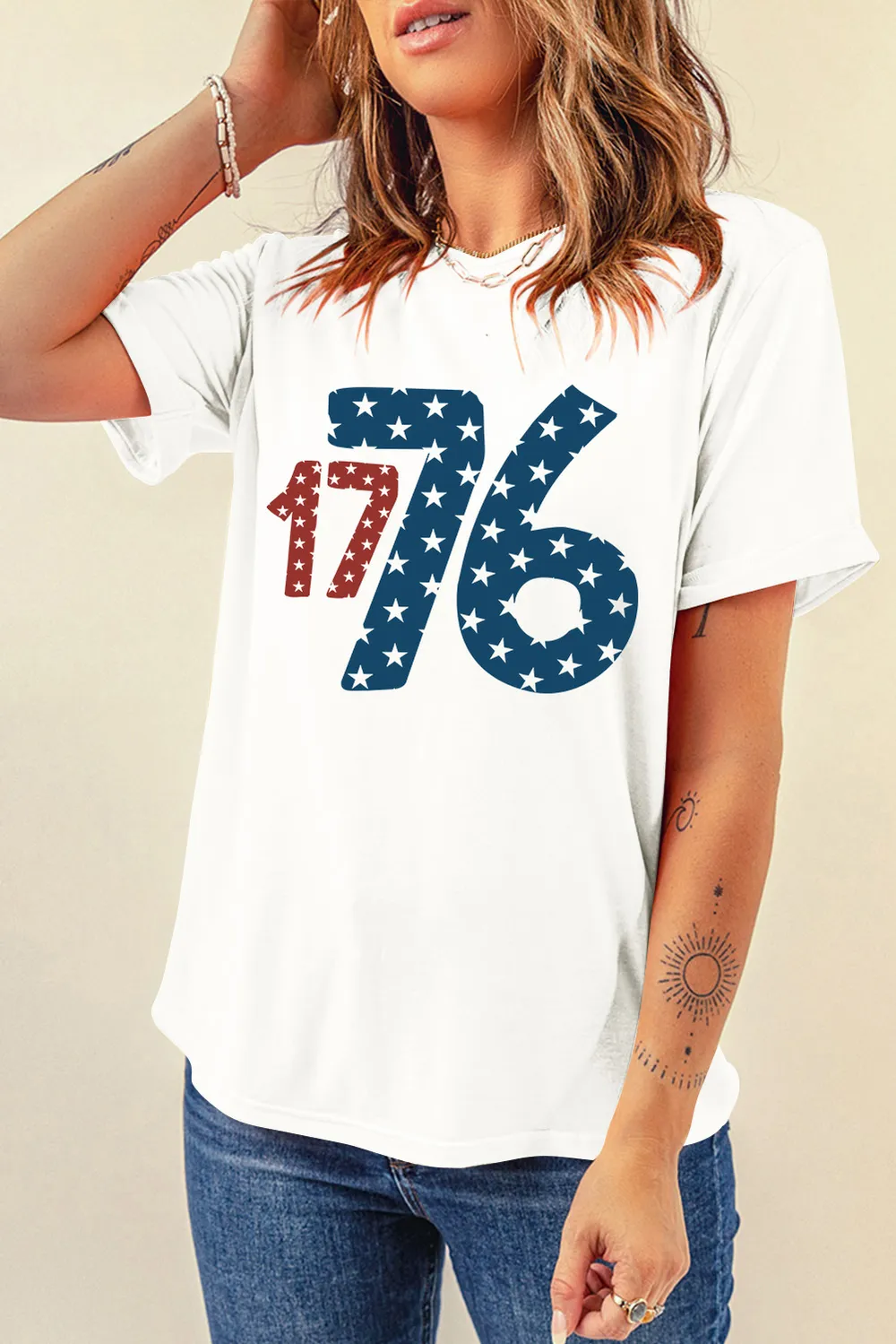 1776 Round Neck Short Sleeve T-Shirt, image 4
