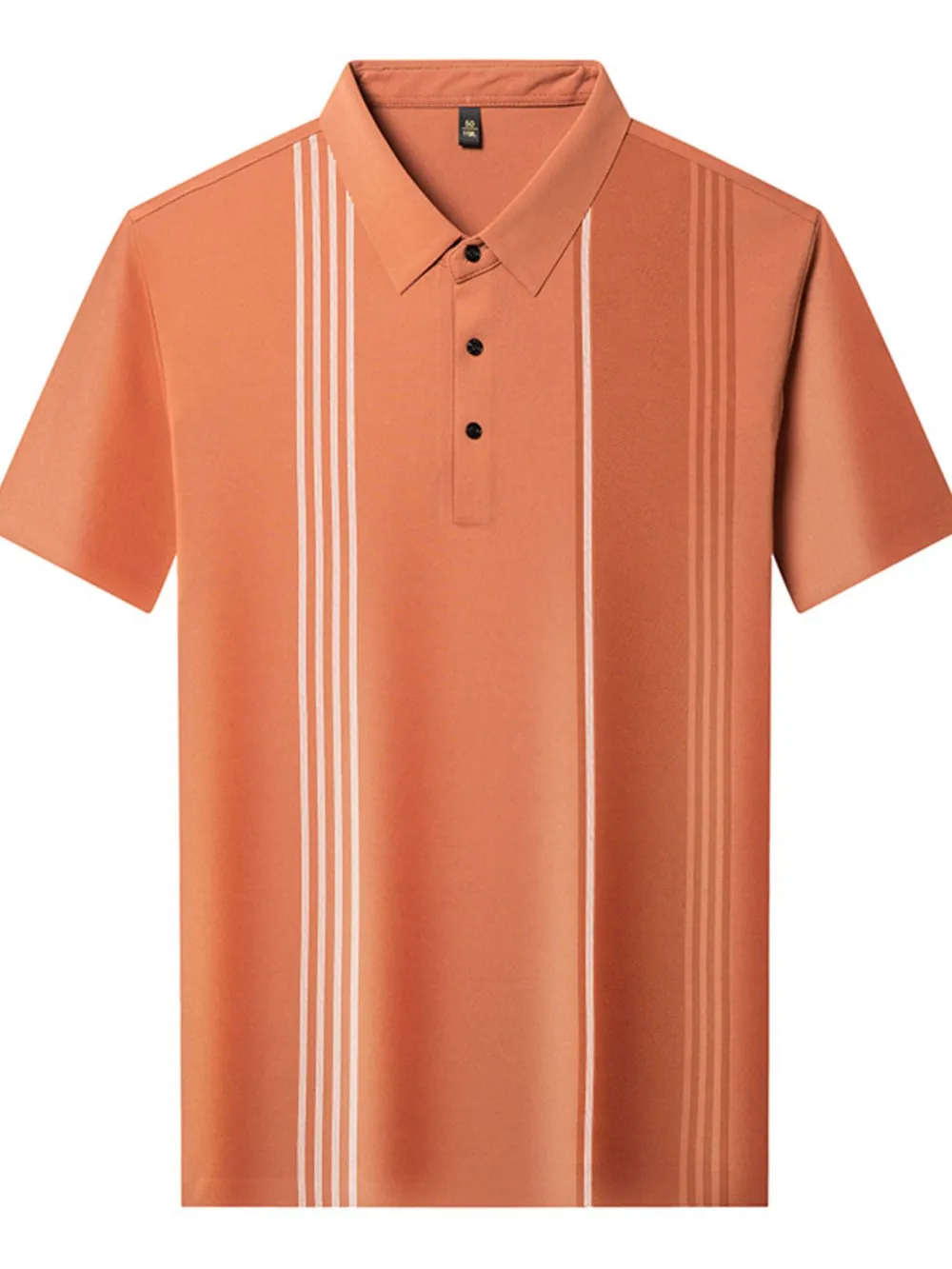 Men's Plus Size Contrast Short Sleeve Polo, image 7