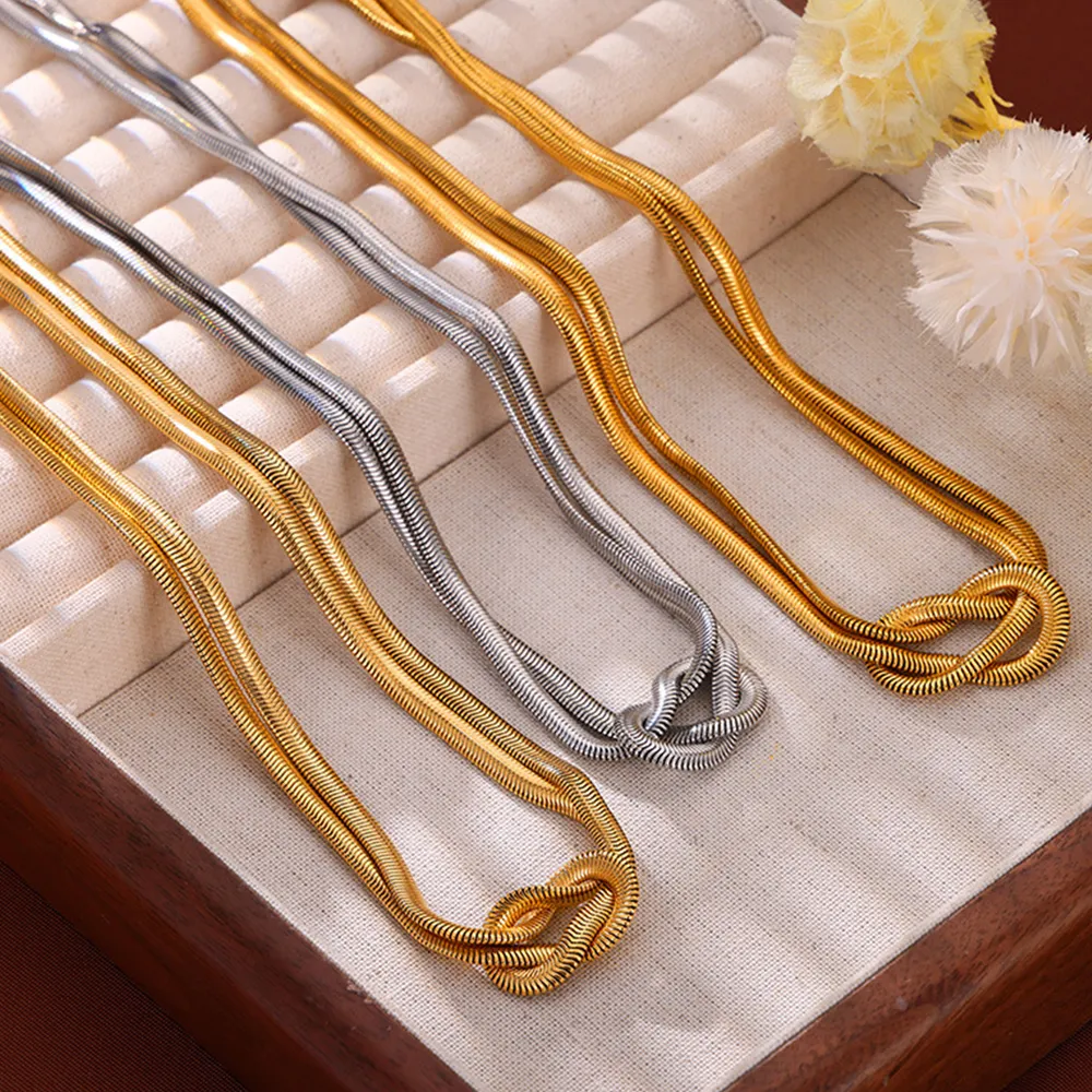 Titanium Steel Knot Necklace, image 2