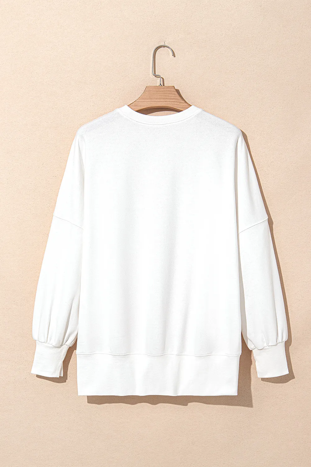 Bow Round Neck Long Sleeve Sweatshirt, image 4