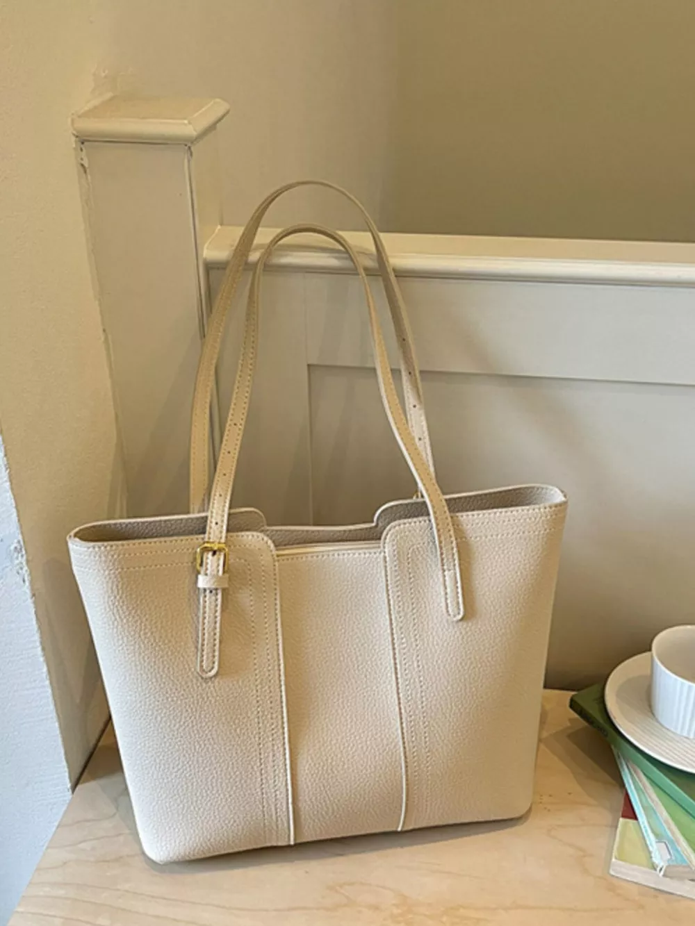 PU Leather Tote Bag, image 5
