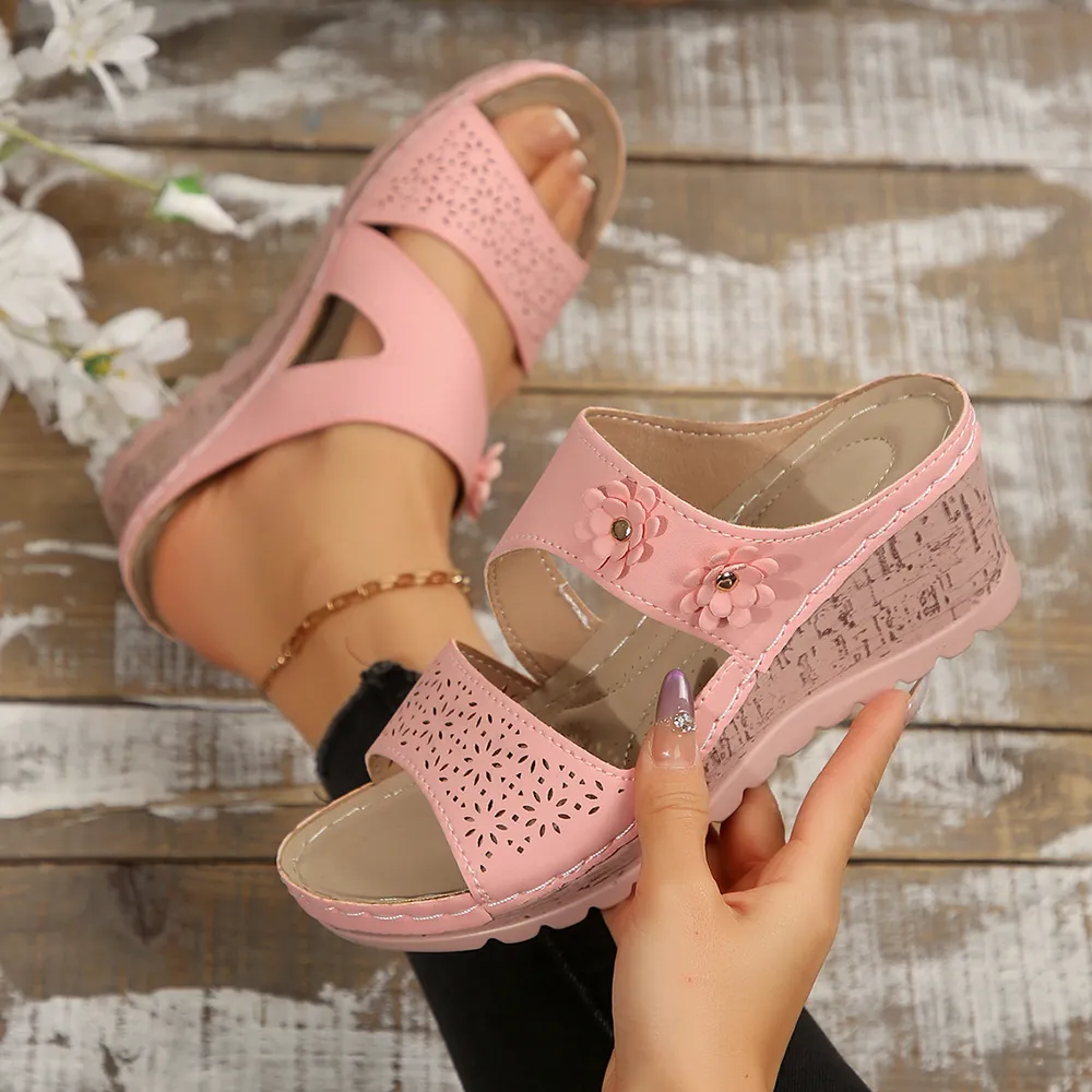 Open Toe Wedge Sandals, image 11