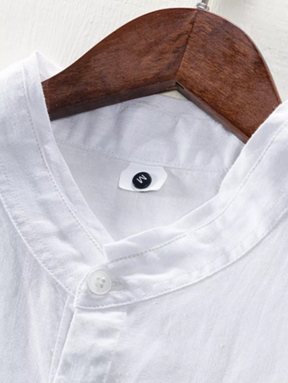 Men's Plus Size Casual Contrast Trim Half Sleeve Shirt, image 4