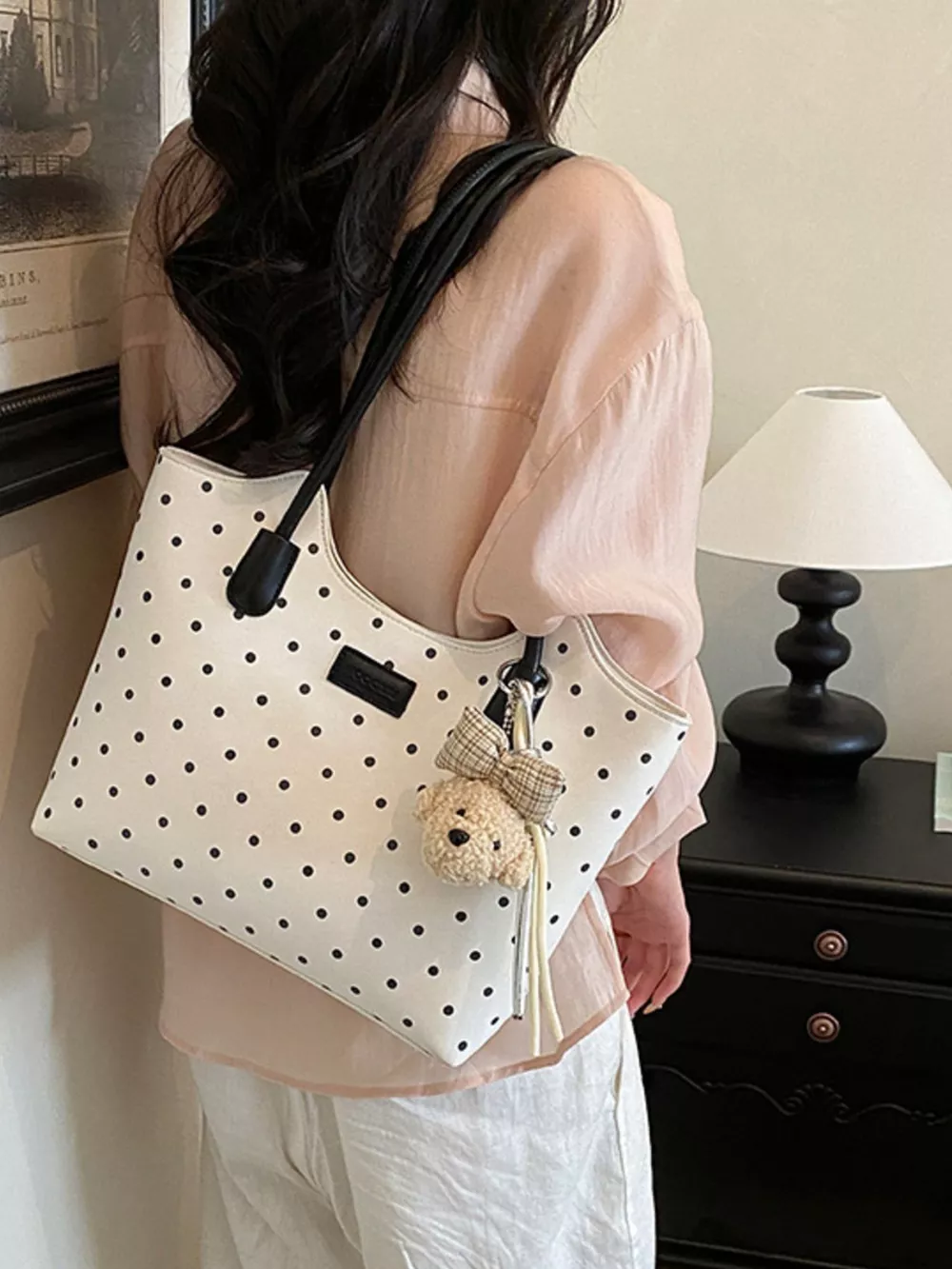 Polka Dot Shoulder Bag, image 5