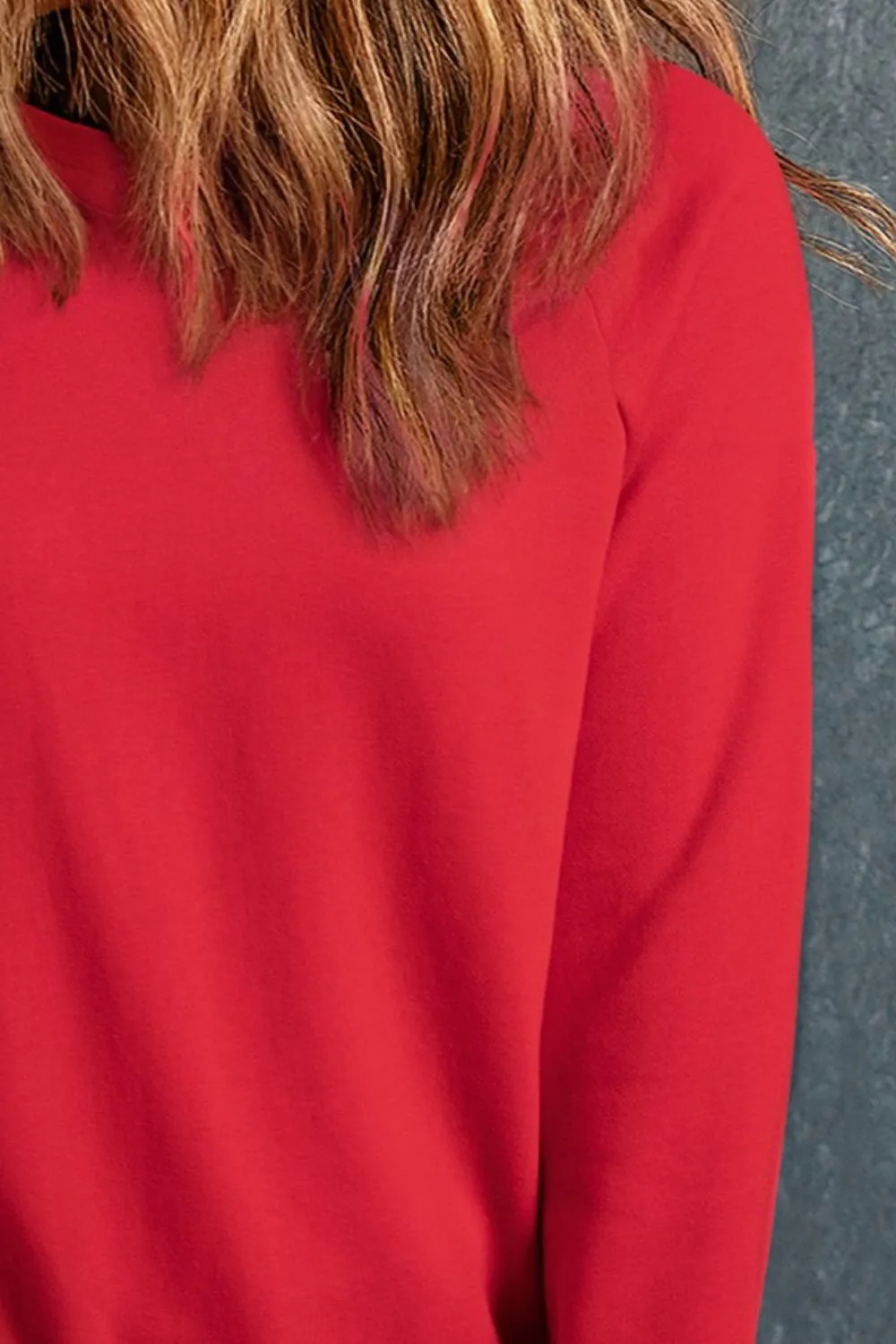 Round Neck Long Sleeve Sweatshirt, image 7