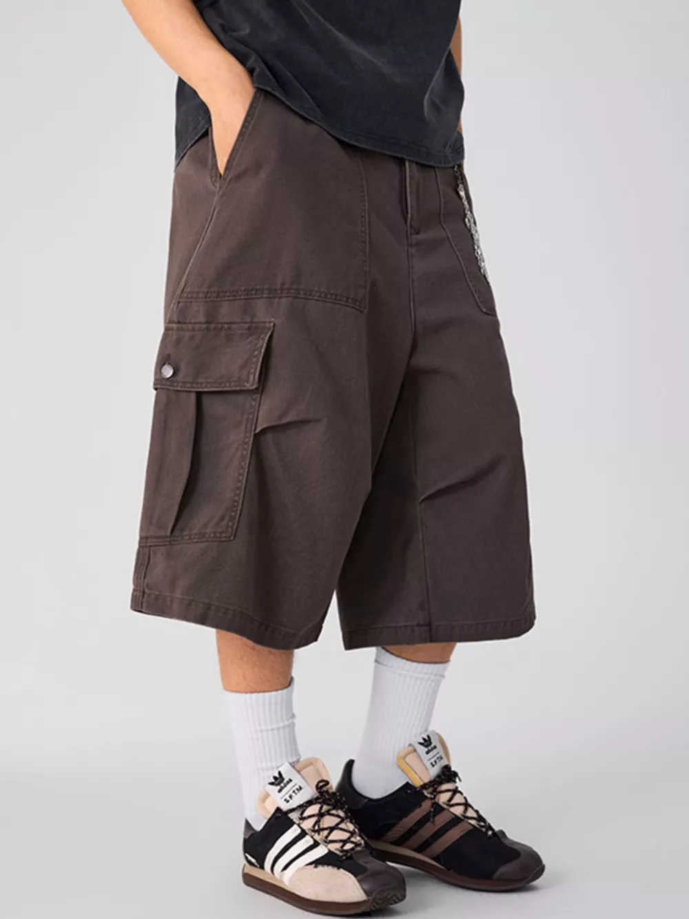 Men's Loose Fit Cargo Shorts, image 12