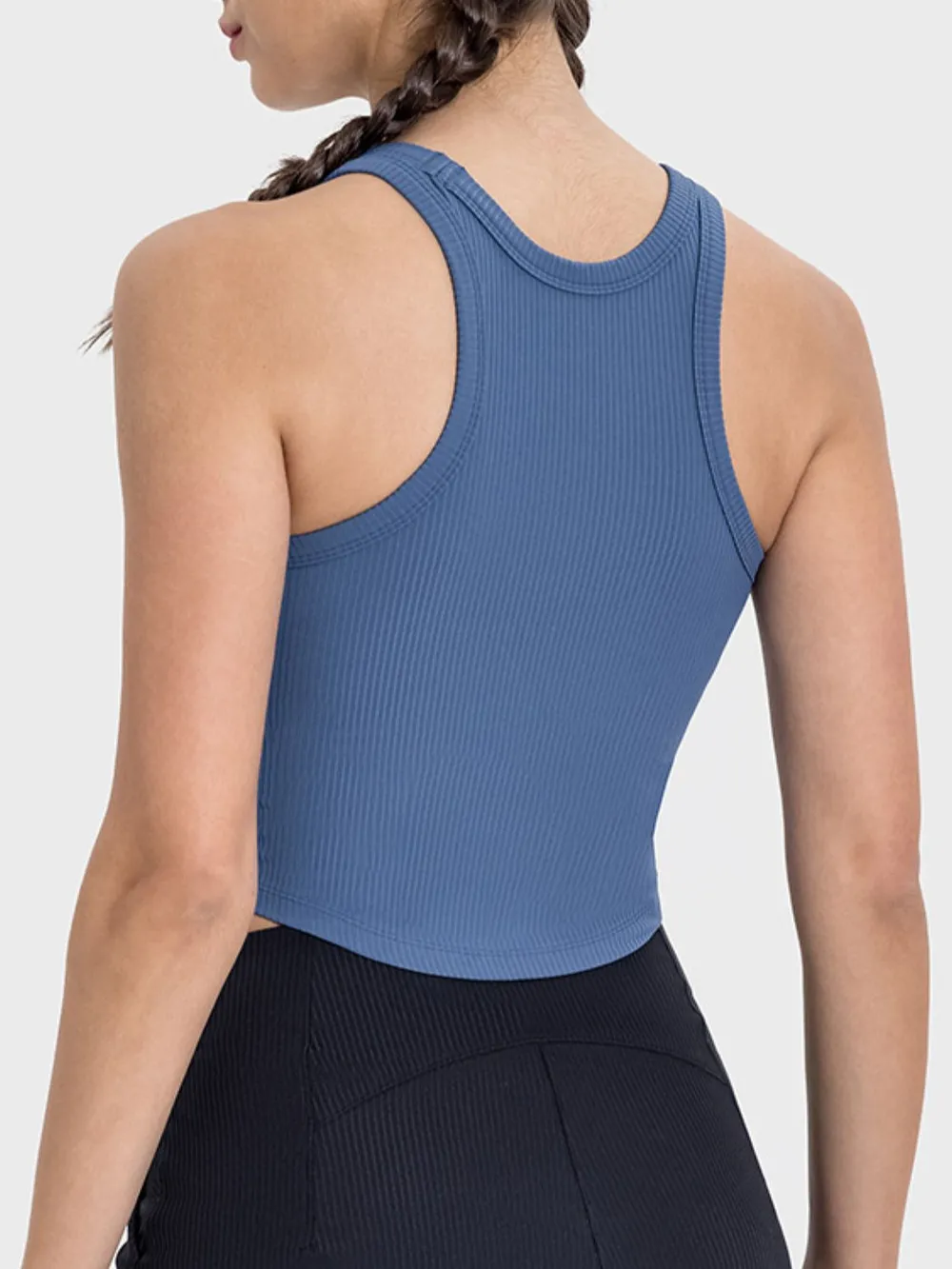 Round Neck Racerback Active Tank, image 6