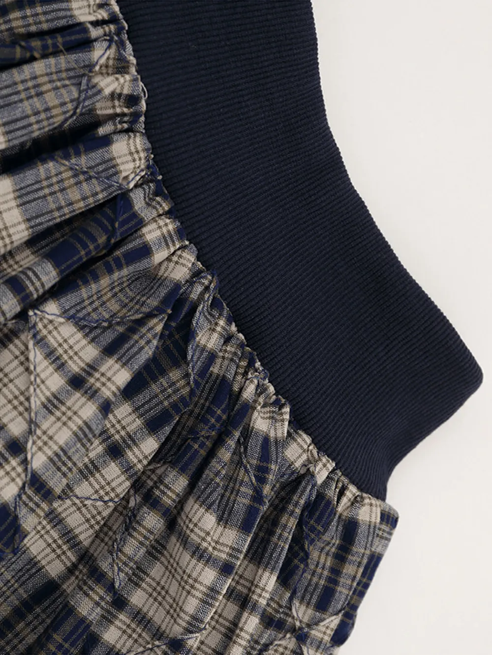 Drawstring Plaid Skort, image 7