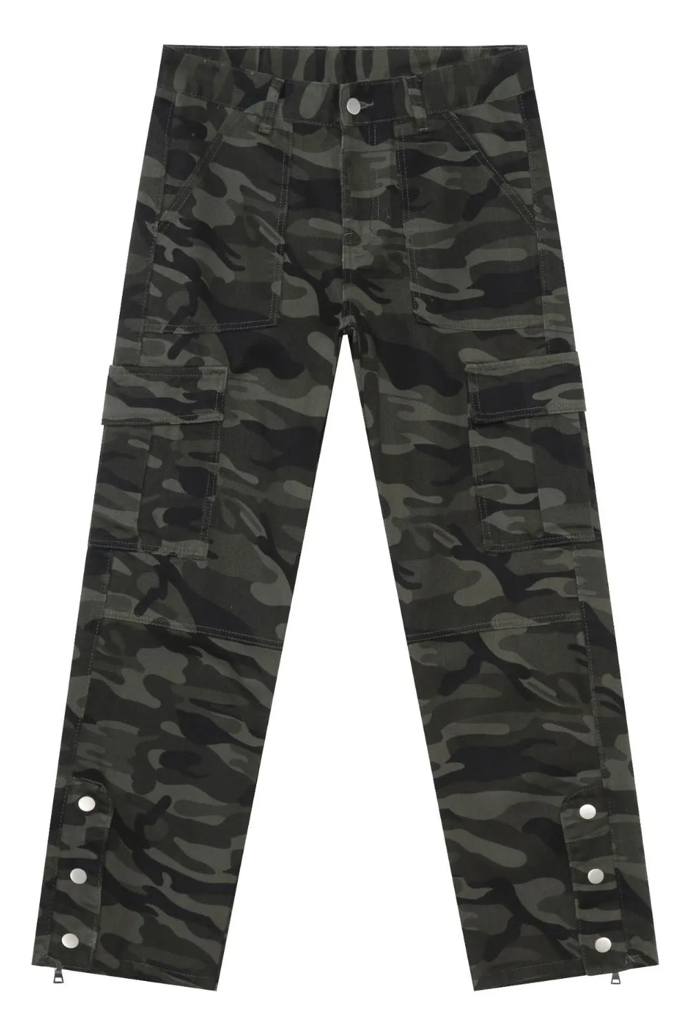 Men's Camouflage Jeans with Cargo Pockets, image 3