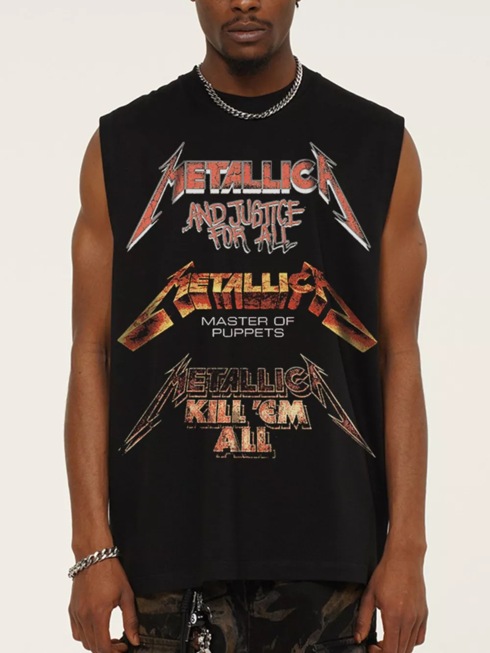 Men's Graphic Round Neck Tank, image 2