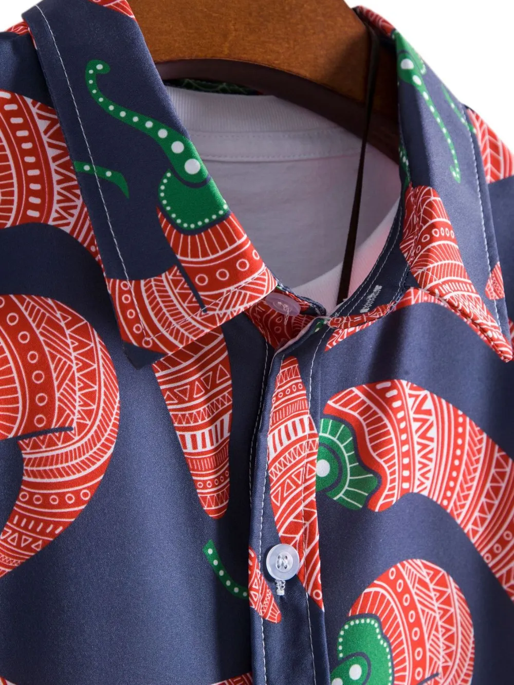Men's Pepper Printed Button Down Shirt, image 3