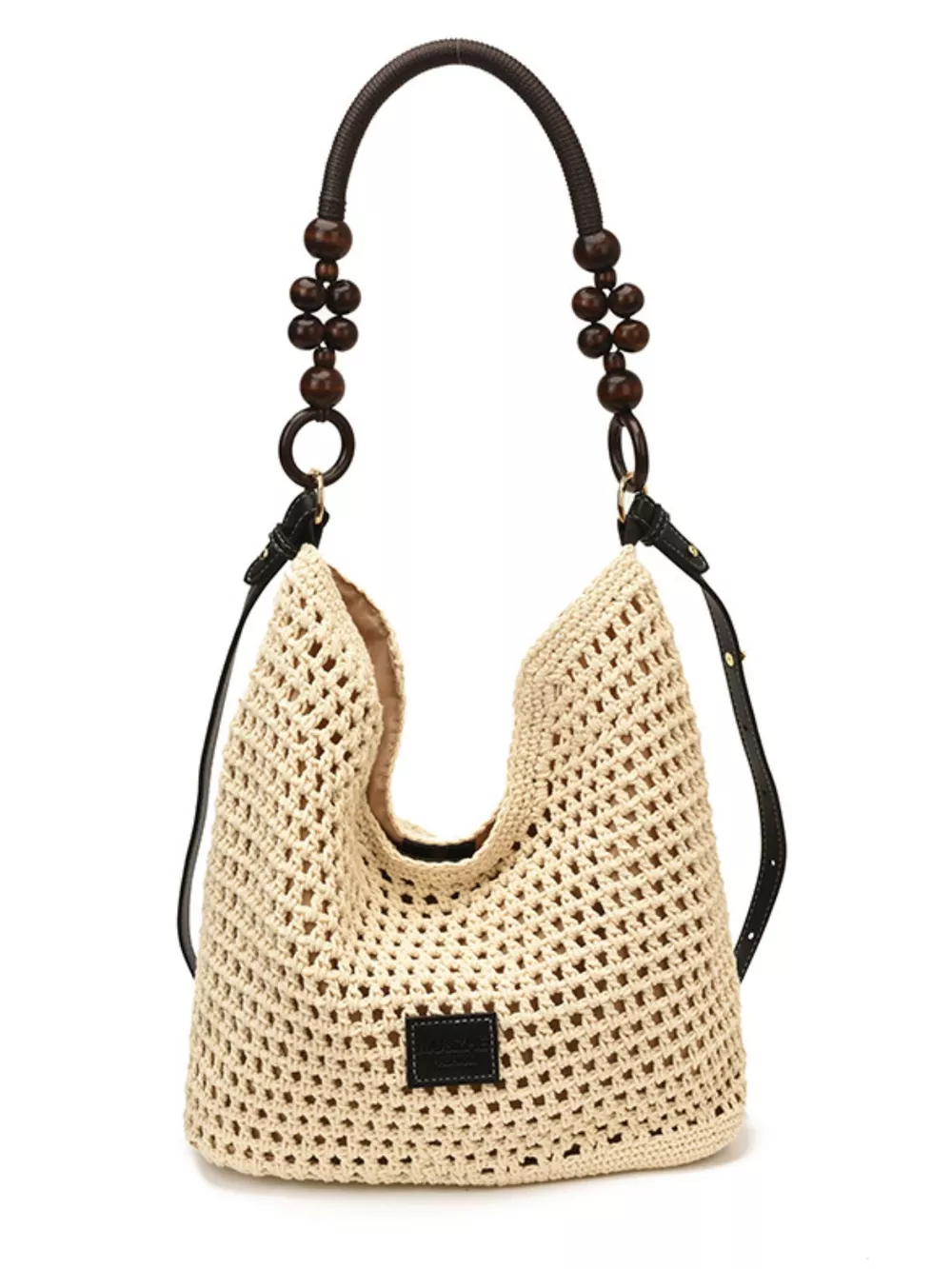 Crochet Knit Shoulder Bag, image 6