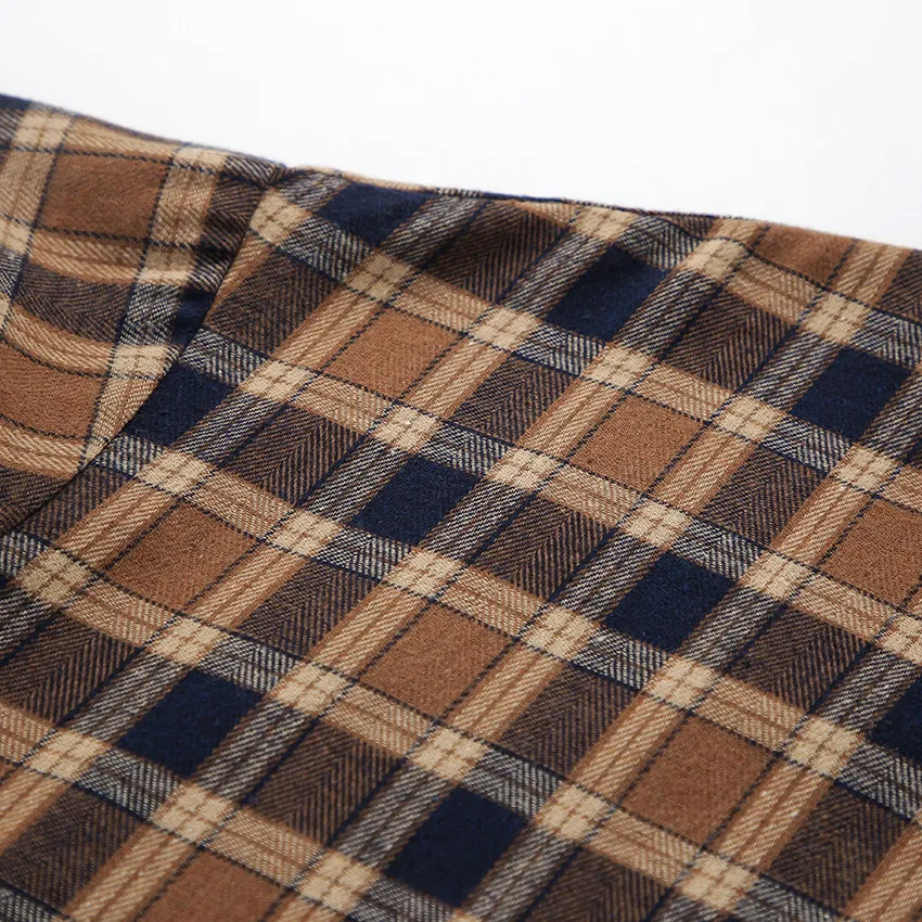 Plaid Button Up Drop Shoulder Shacket, image 9