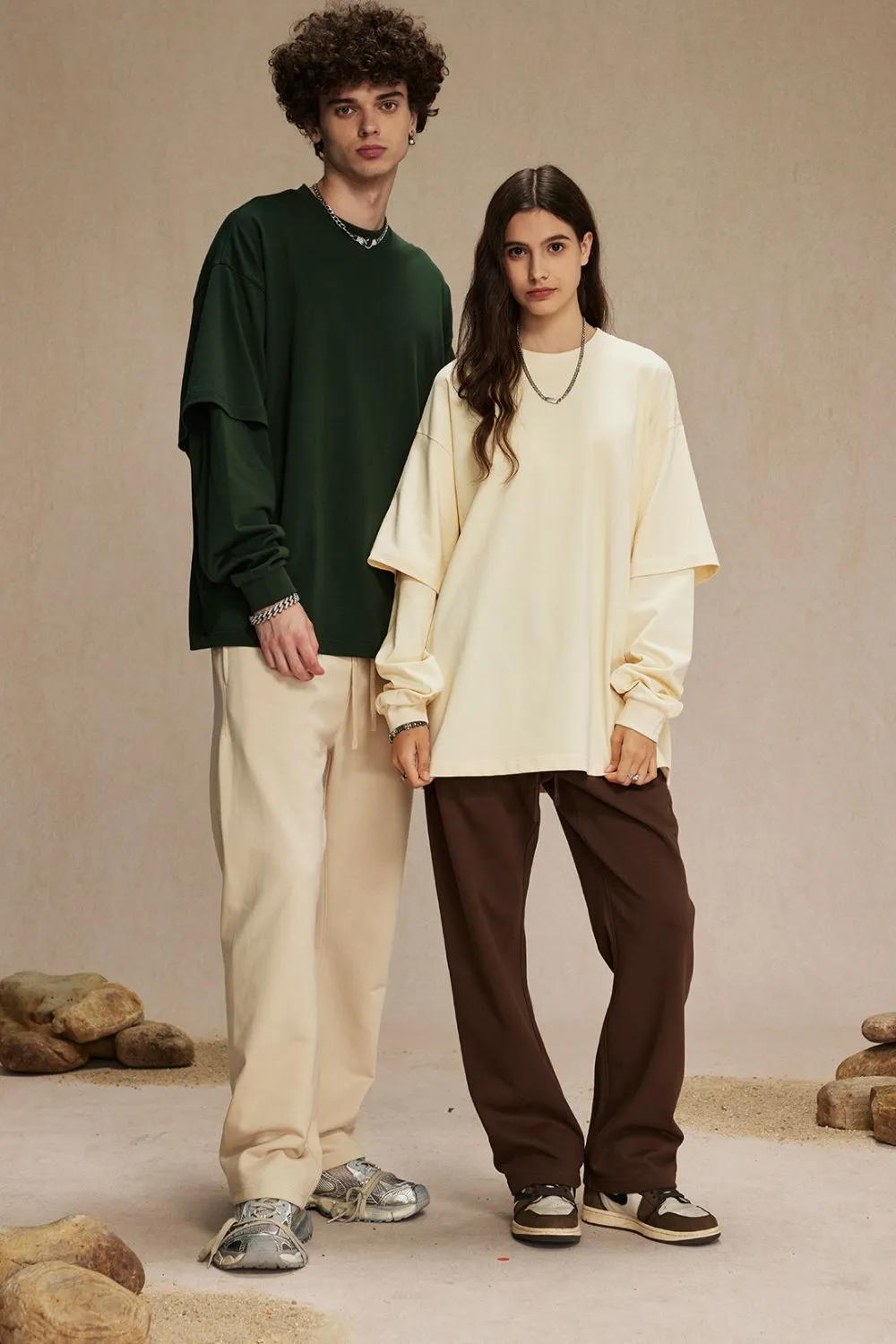 Men's Round Neck Long Sleeve T-Shirt, image 26