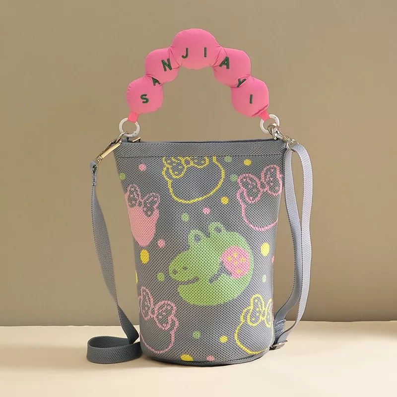 Cartoon Bucket Crossbody Bag, image 5