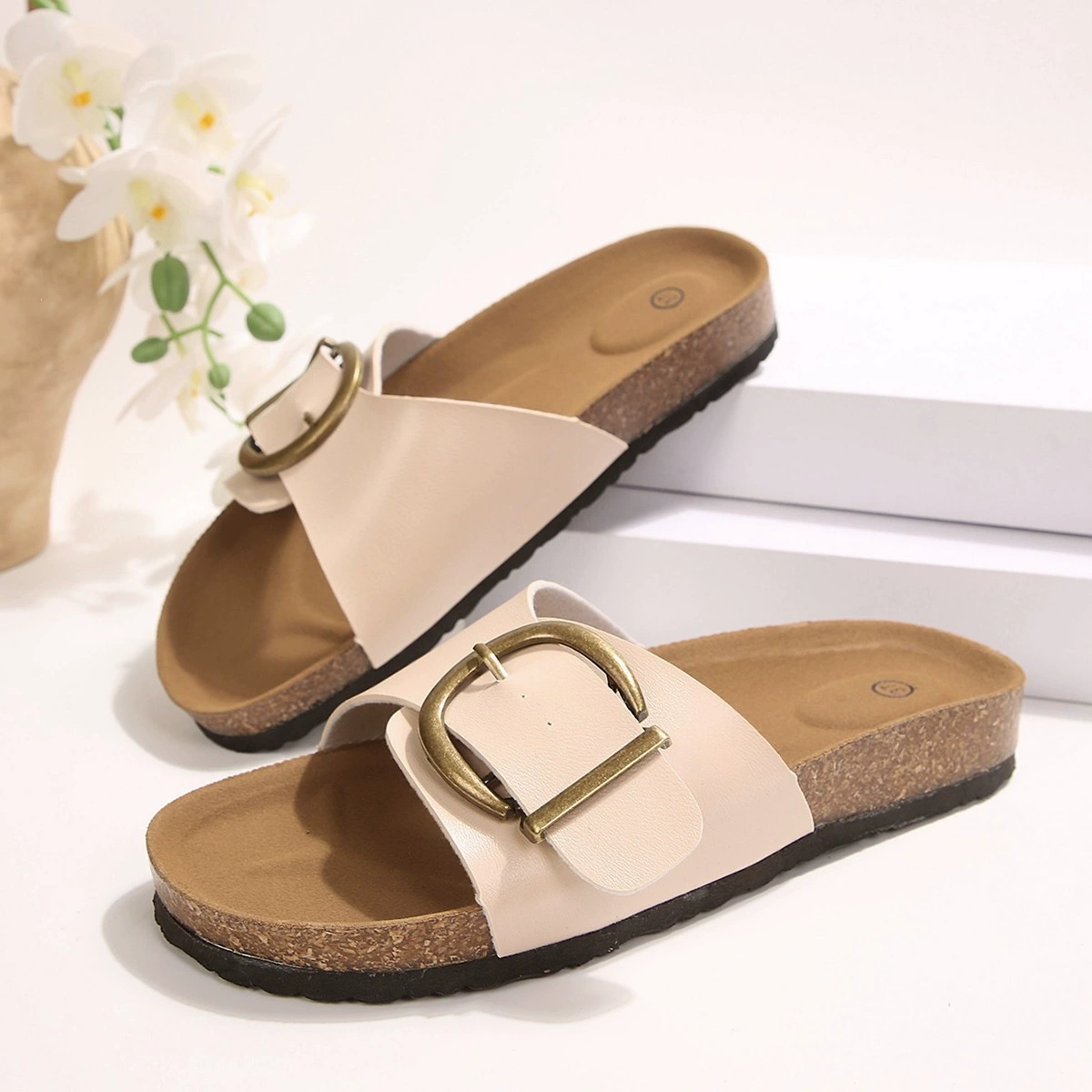 Open Toe Flats Sandals, image 9