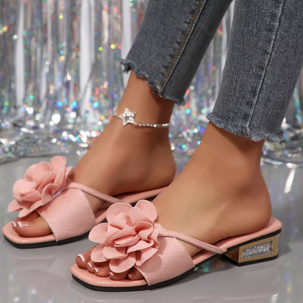 Open Toe Block Heels Sandals, image 8