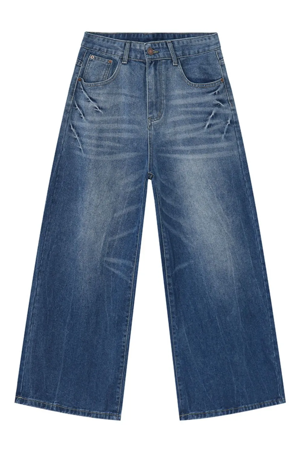 Wide Leg Men's Jeans with Pockets, image 7