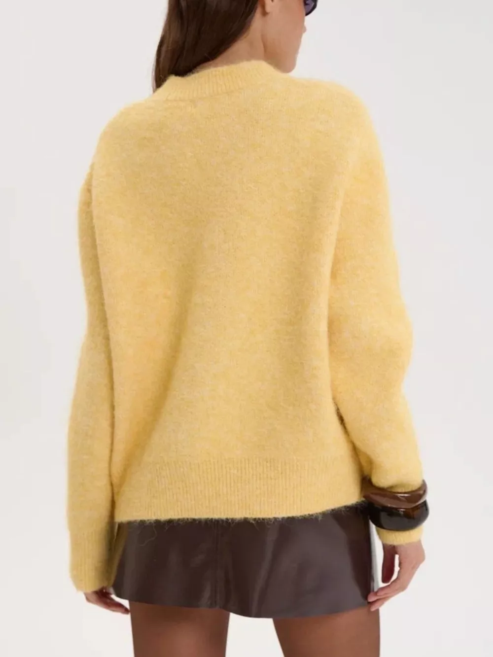 Round Neck Dropped Shoulder Sweater, image 10
