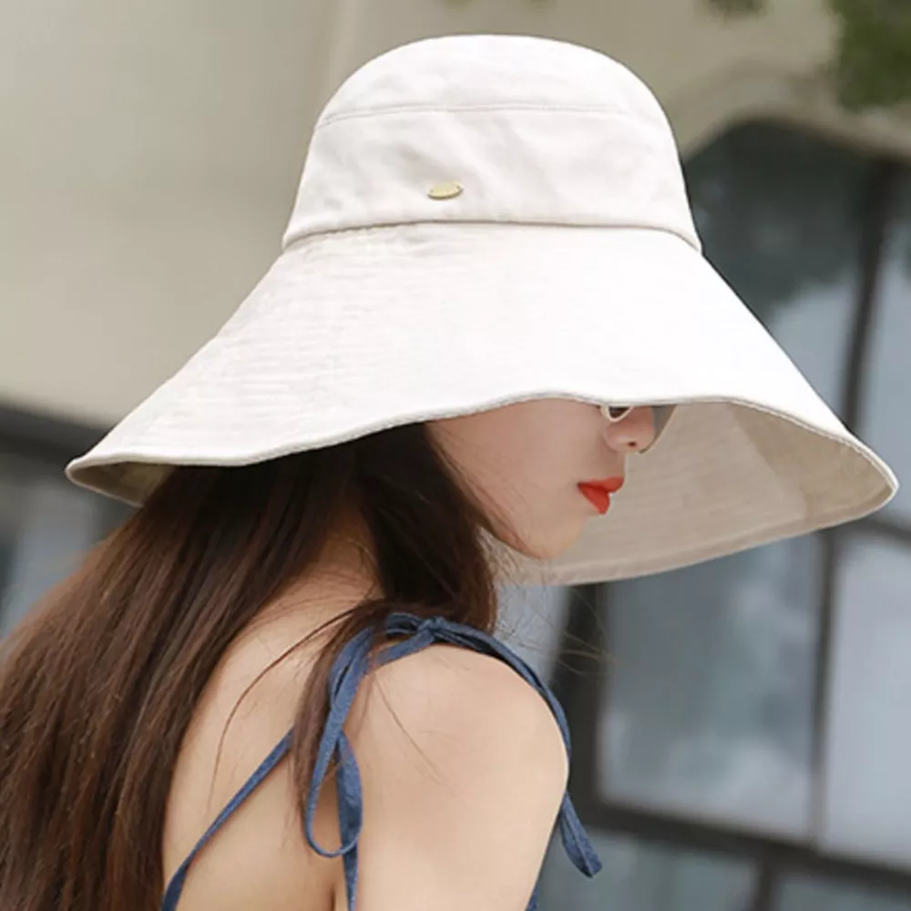 Wide Brim Sun Hat with UV Protection, image 2