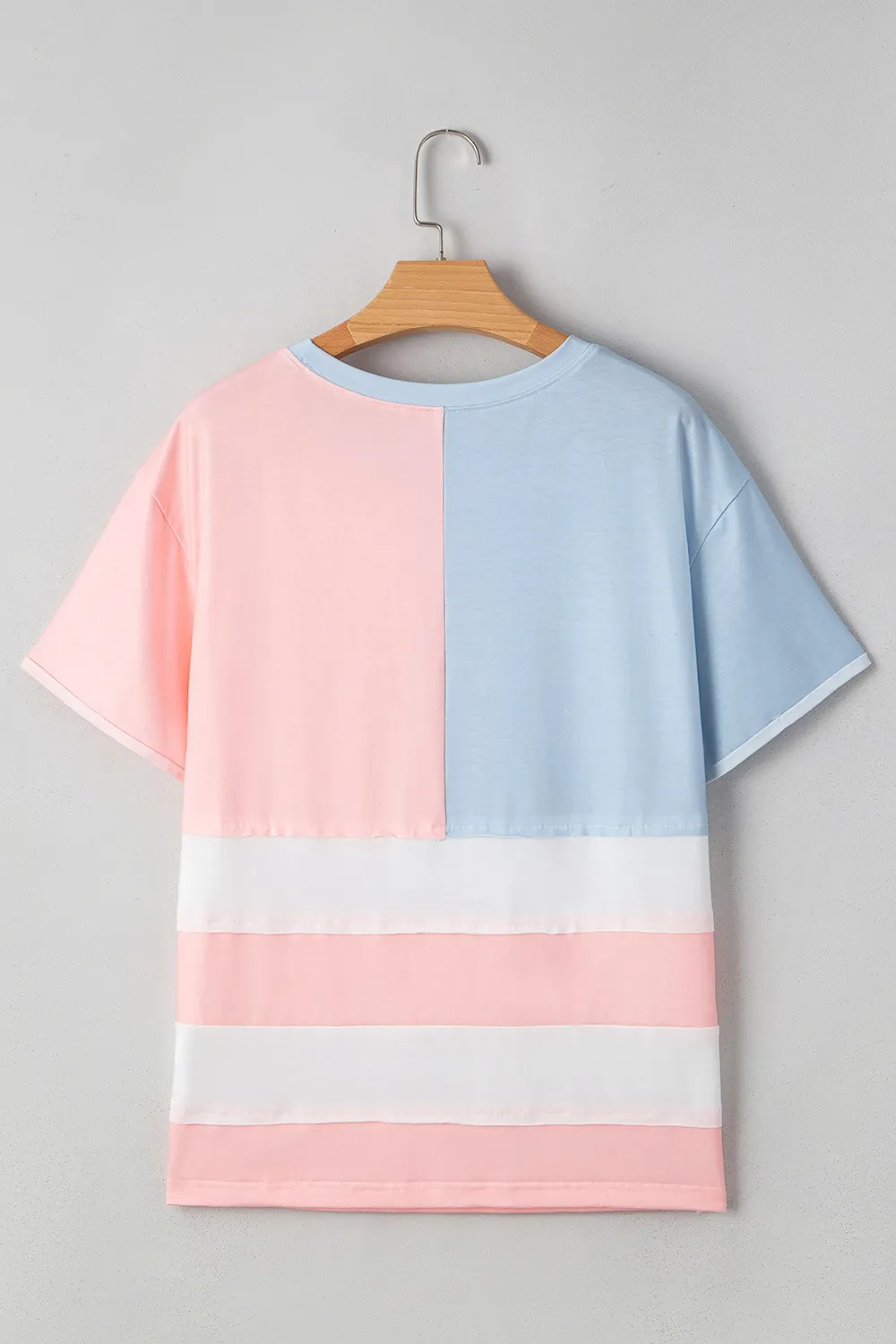 Patriotic Star Color Block T-Shirt, image 4