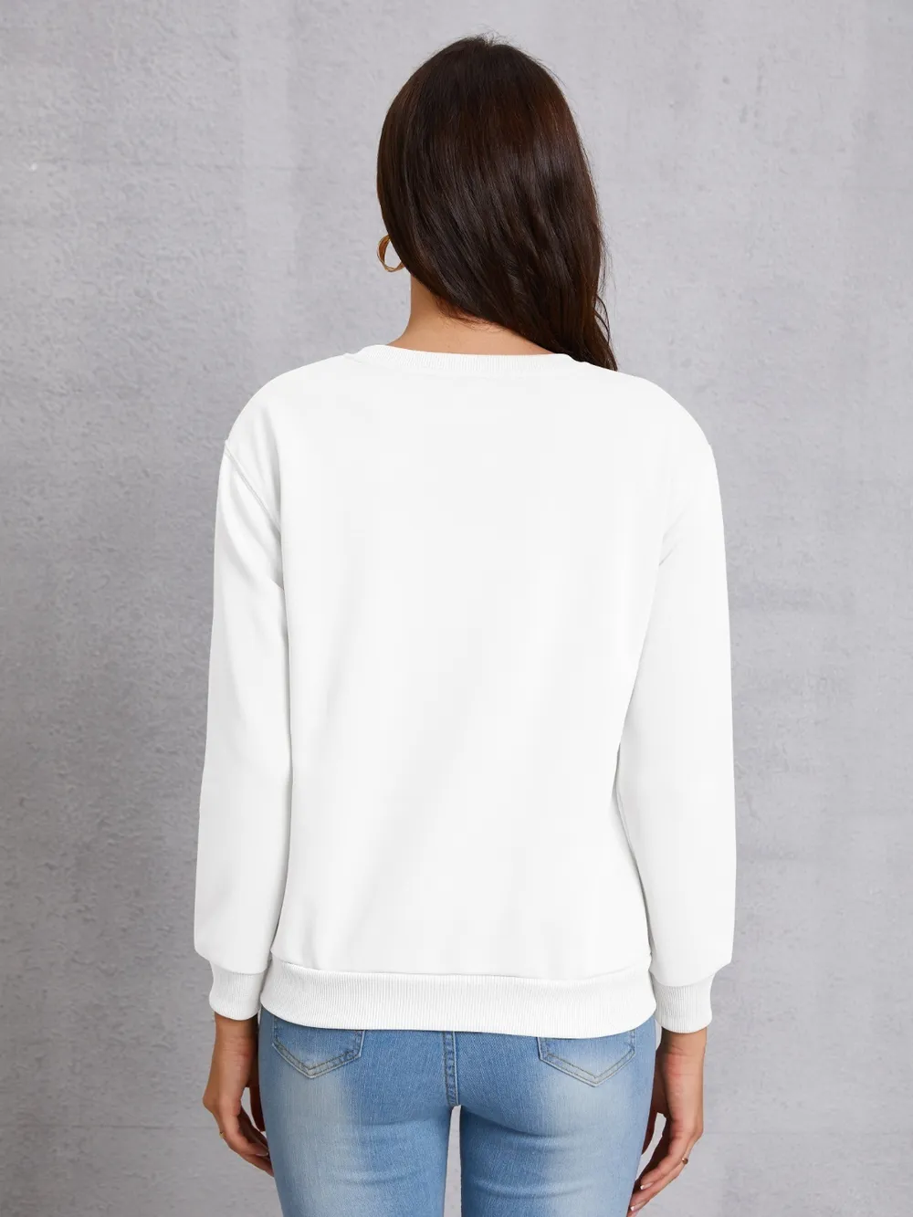 IT'S ST. PATRICK'S DAY Graphic Round Neck Sweatshirt, image 3