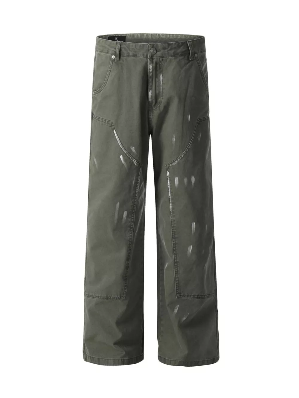 Men's Paint Splatter Wide-Leg Pants, image 3