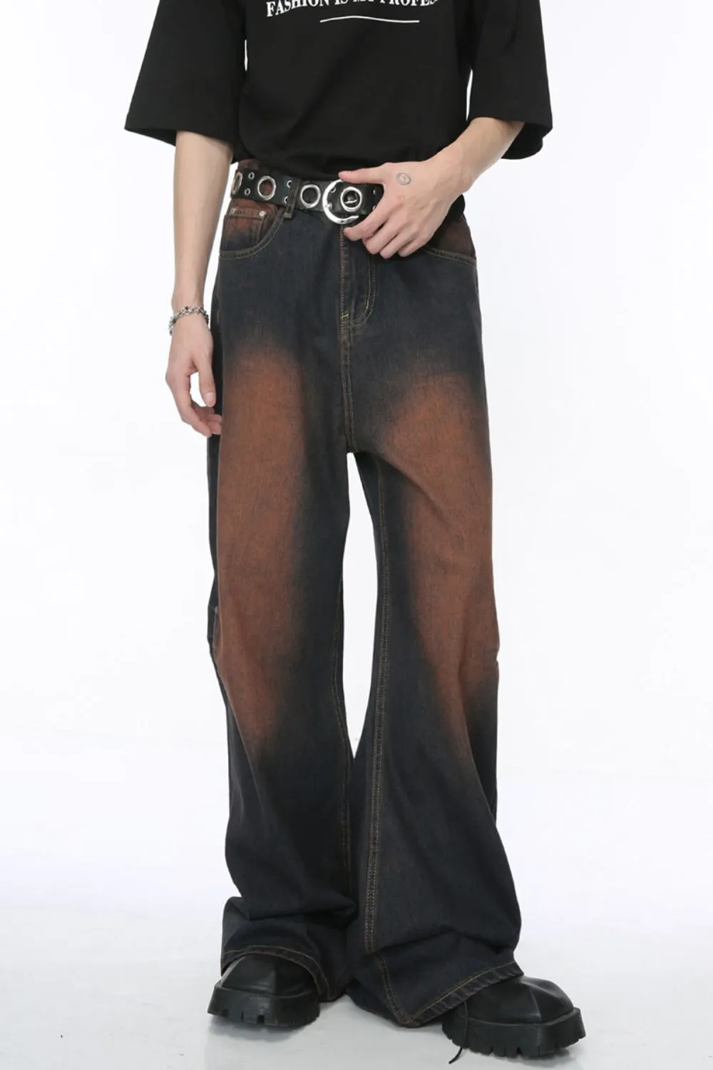 Wide Leg Jeans with Pockets, image 3