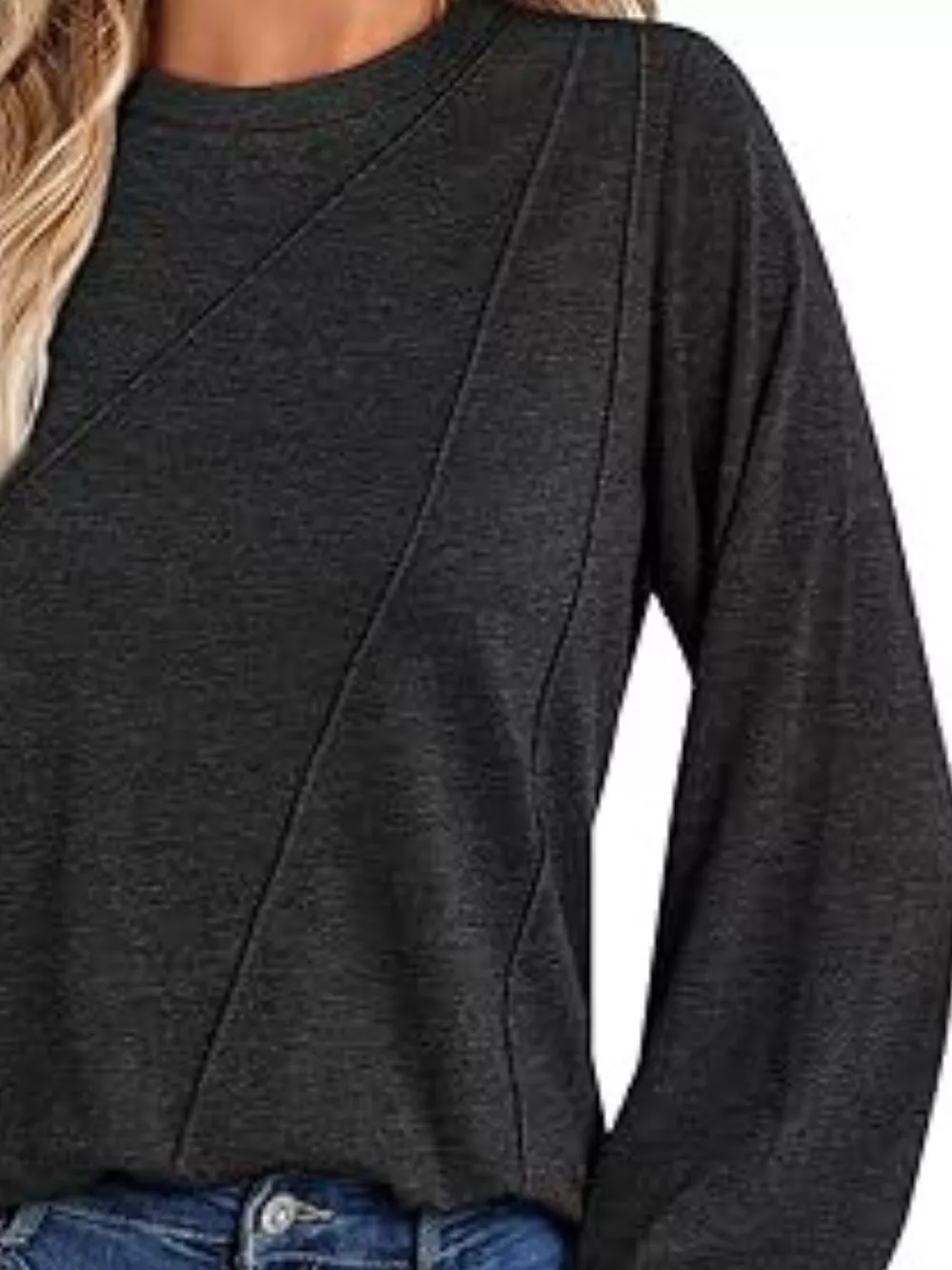 Round Neck Long Sleeve Top, image 24
