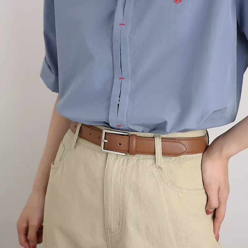 Silver Square Buckle Belt, image 2