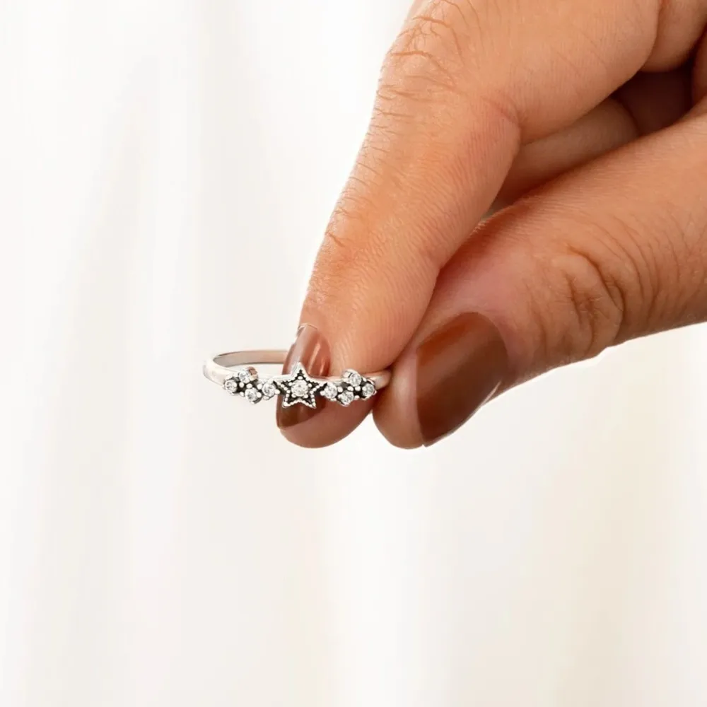 925 Sterling Silver Star Ring, image 2