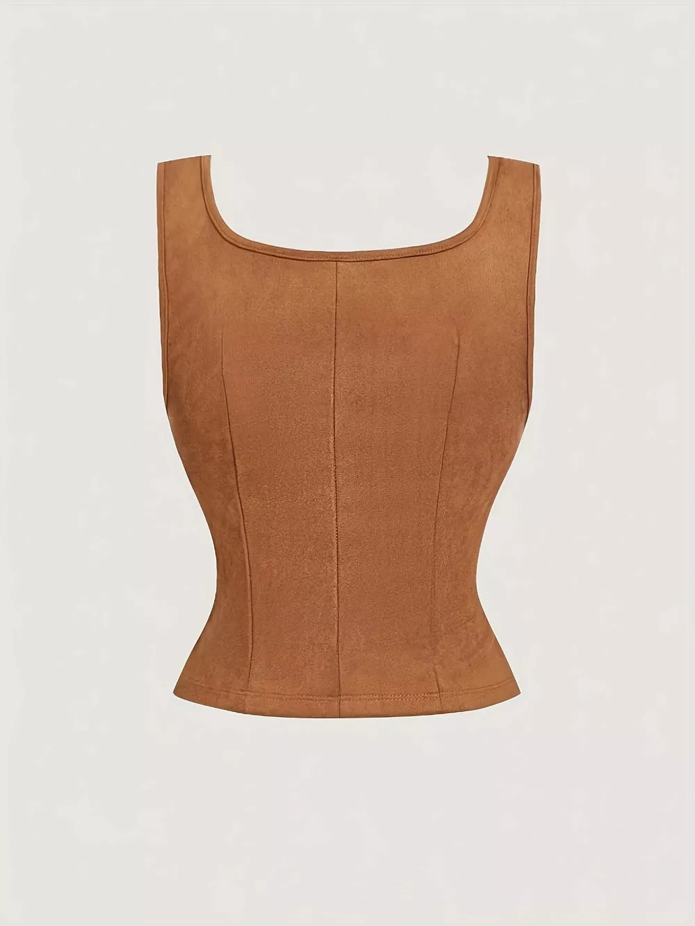 Floral Embroidered Lace-Up Vest Coat, image 2
