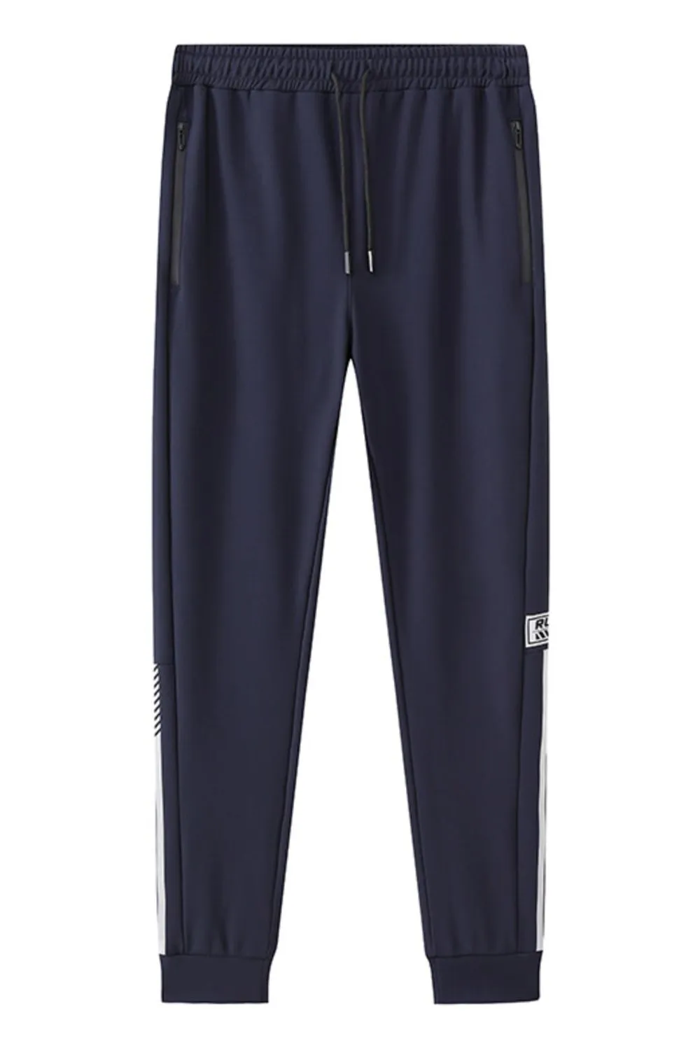 Men's Plus Size Drawstring Joggers with Pockets, image 2