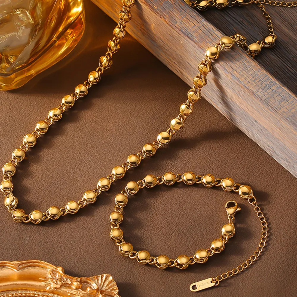 18K Gold-Plated Copper Necklace, image 4