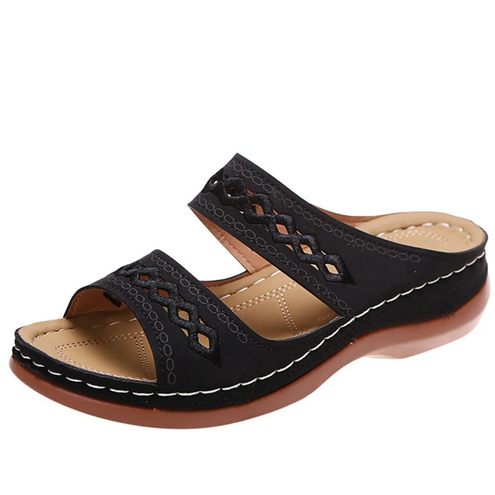 Open Toe Flats Sandals