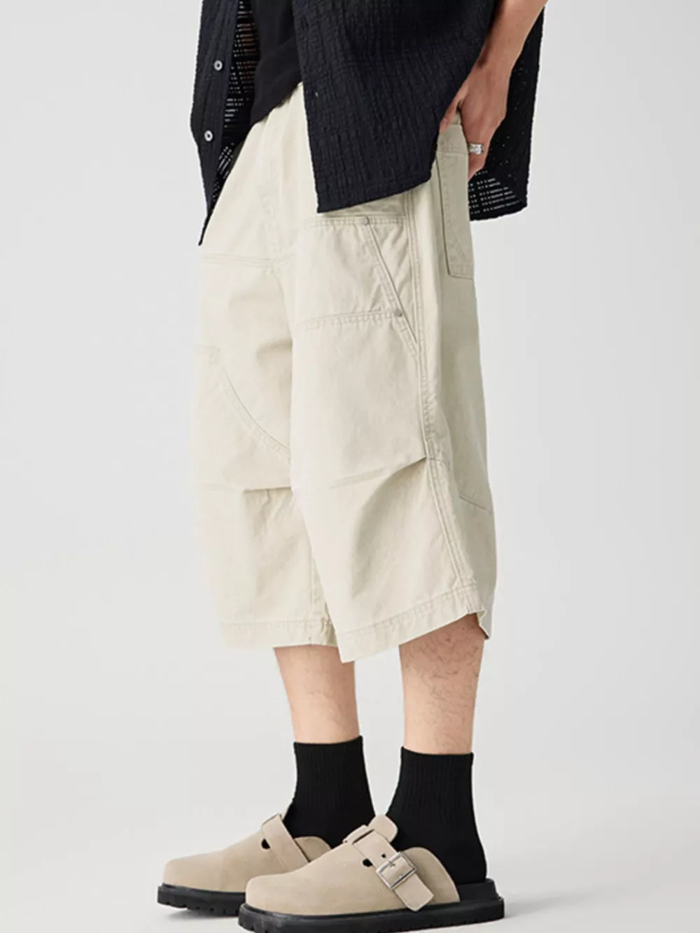 Men's Wide-Leg Shorts, image 5