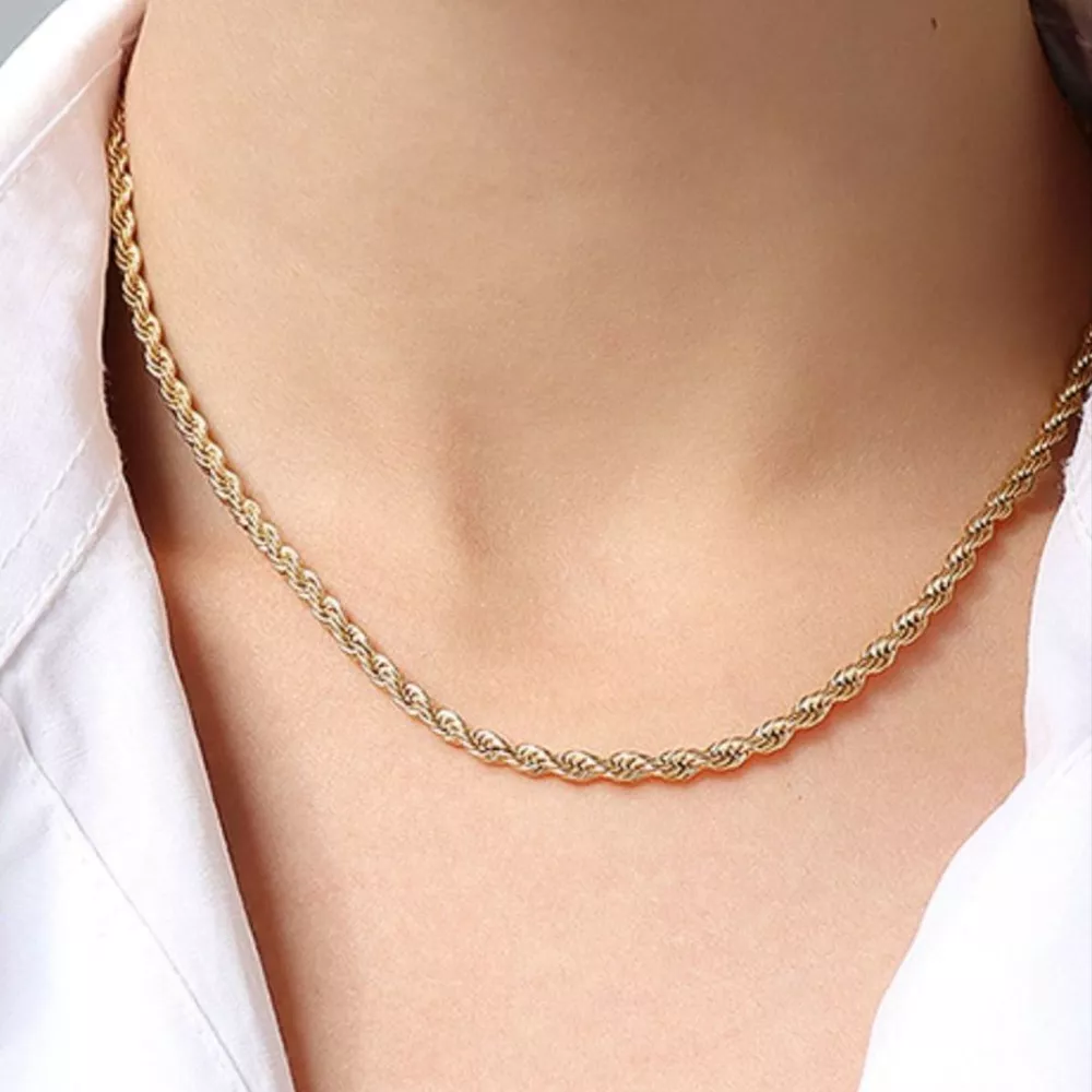Titanium Steel Chain Necklace, image 6