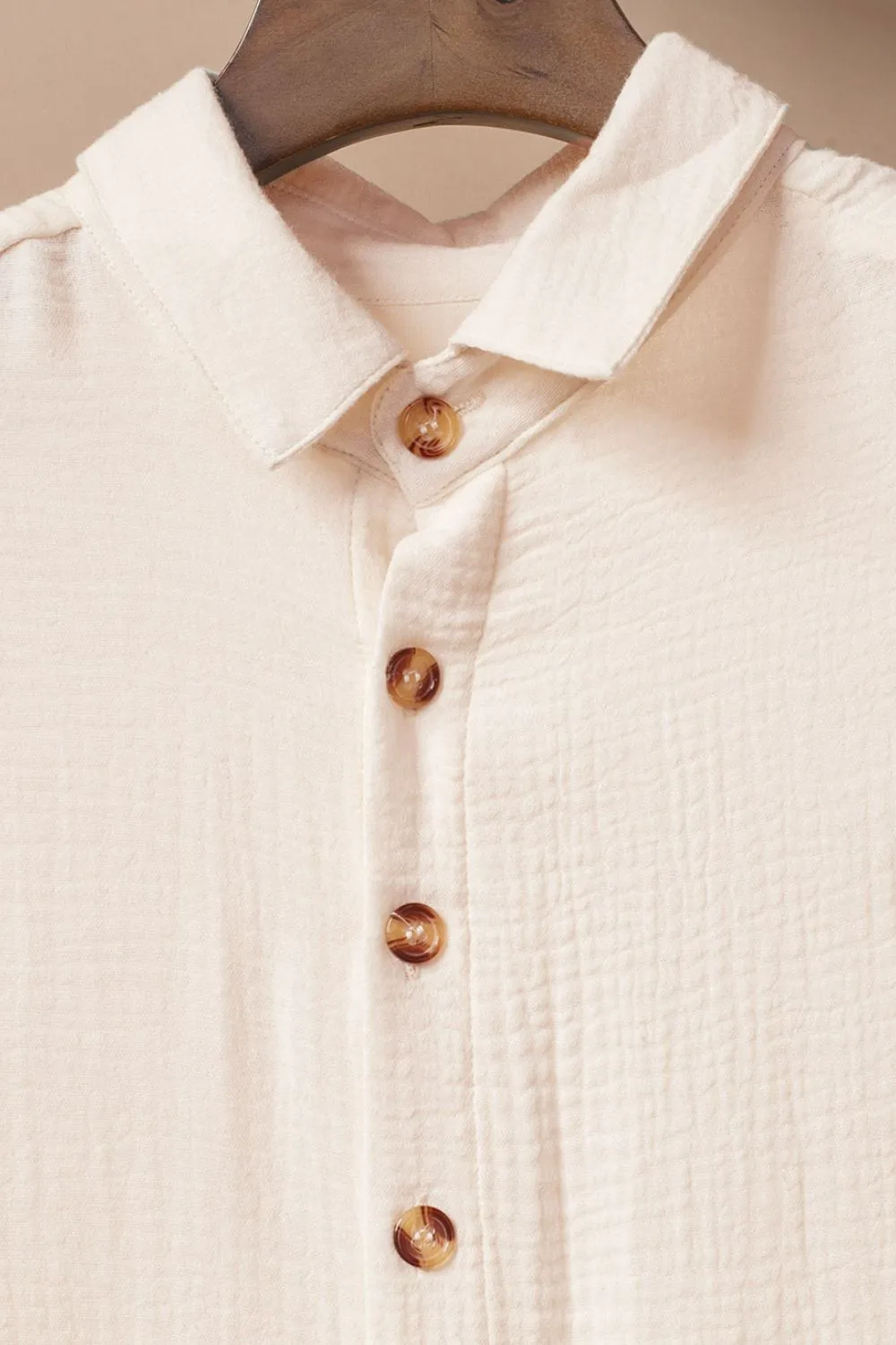 Button Down Short Sleeve Midi Shirt Dress, image 13
