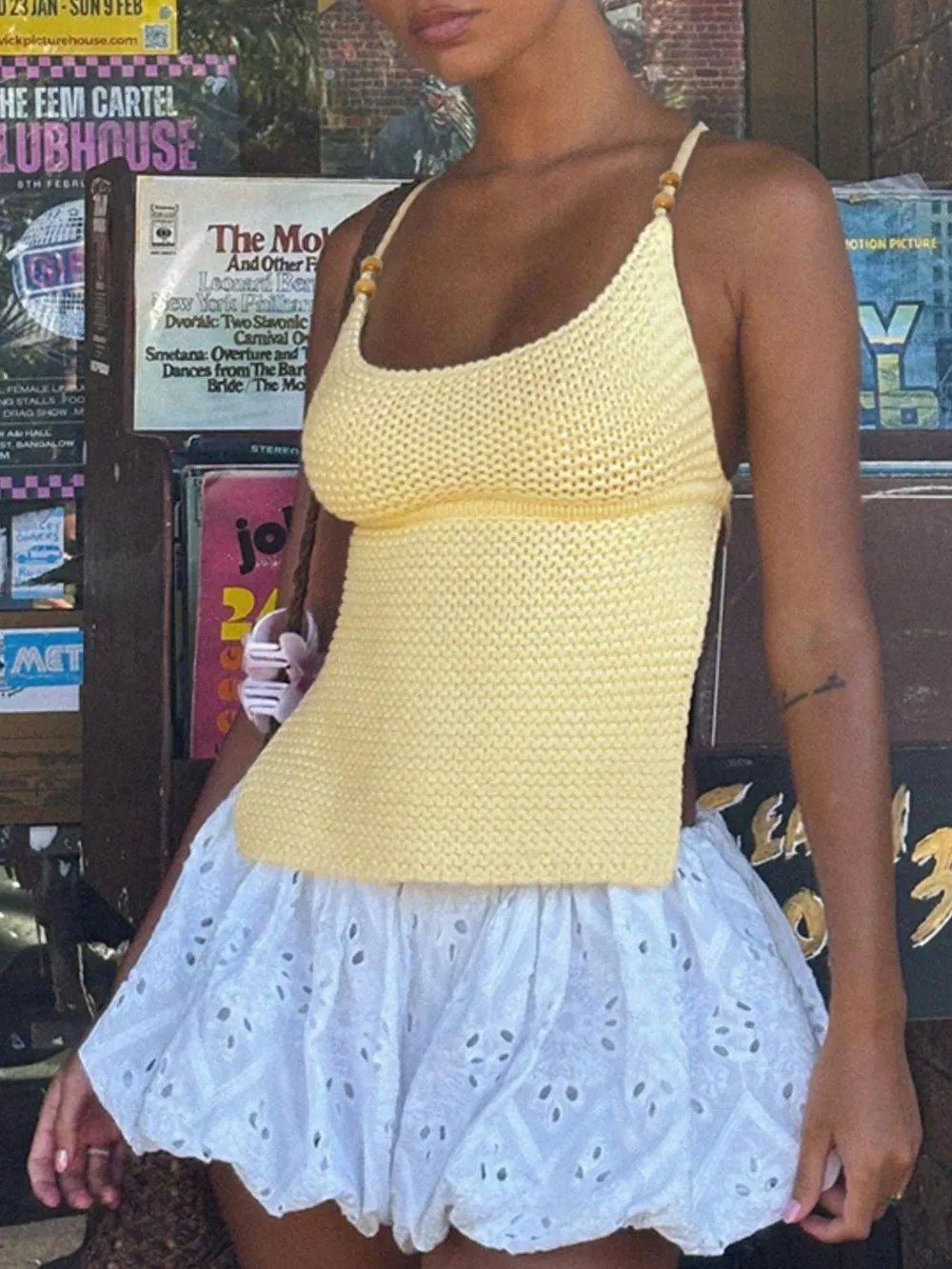Scoop Neck Knit Cami, image 15