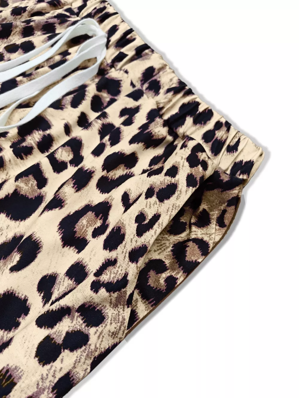 Plus Size Leopard Print Long Sleeve Top and Pants Set, image 10