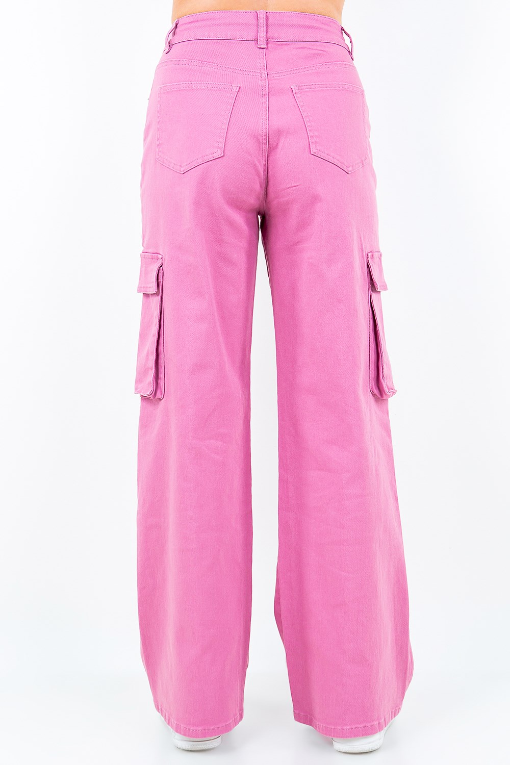 Full Size Drawstring Wide Leg Cargo Pants Plus Size, image 3