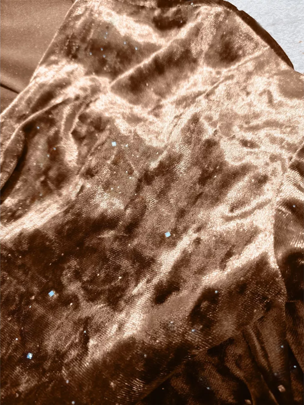 Velvet Twist-Front Long Sleeve T-Shirt, image 5