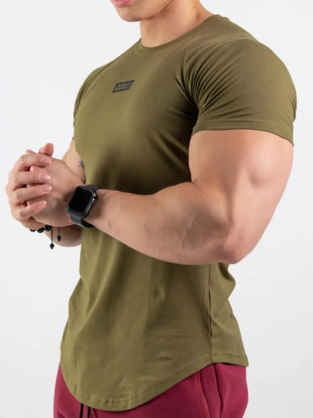 Men's Round Neck Short Sleeve T-Shirt, image 2